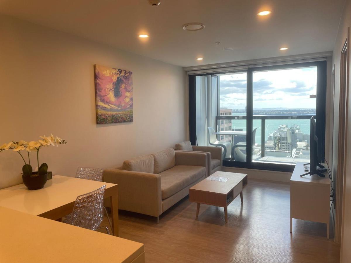 Modern 2 Bedroom Apartment 1 Minute To Skytower Auckland Eksteriør bilde