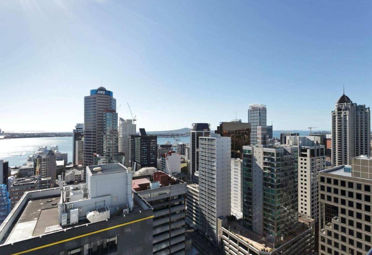 Modern 2 Bedroom Apartment 1 Minute To Skytower Auckland Eksteriør bilde